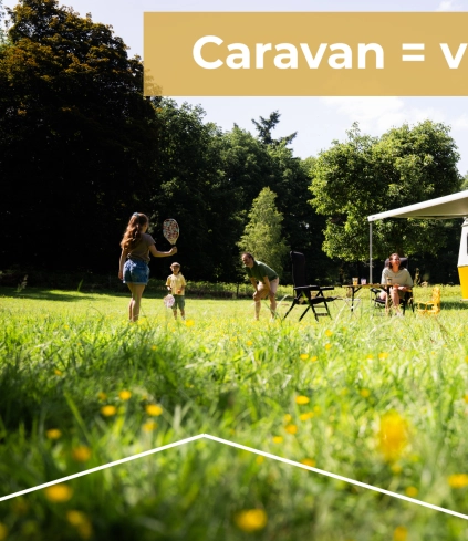 De vrijheid van kamperen met de caravan